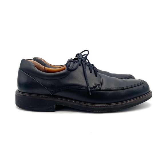 ECCO Men’s Black Leather Lace Up Oxford Dress Shoes Comfort Size 42 EU 8 US main image 5